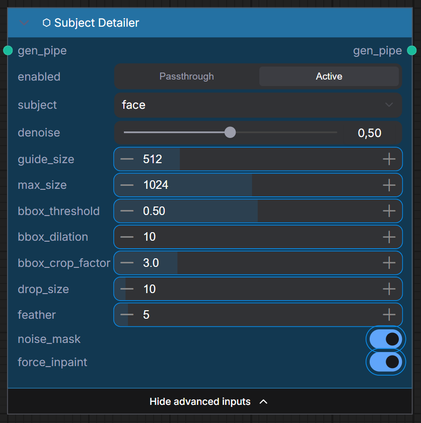 Subject Detailer (Advanced)