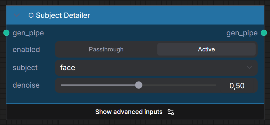 Subject Detailer